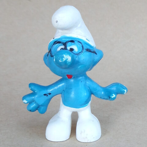 20006 Brainy Smurf with Black Glasses (Brillenschlumpf) #6