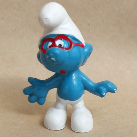20006 Brainy Smurf with Red Glasses (Brillenschlumpf) #7