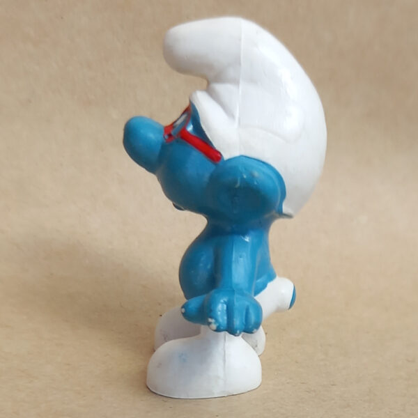 20006 Brainy Smurf with Red Glasses (Brillenschlumpf) #7 - Image 2