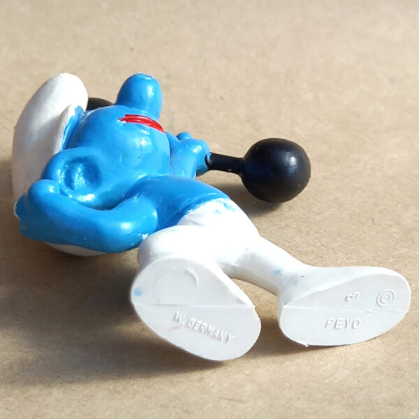 20020 Barbell Gymnast Smurf (Trimm-Dich-Schlumpf) #7 - Image 3