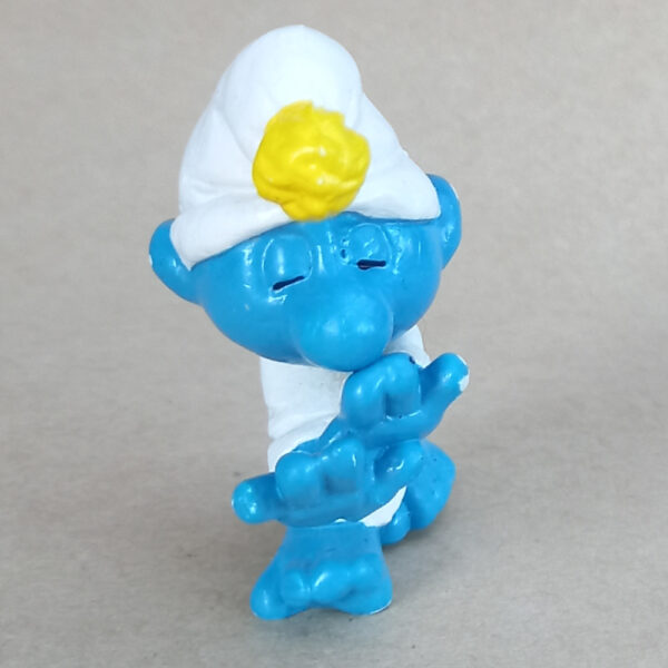 20021 Sleepwalker Smurf with Yellow Pompom (Schlafwandeler Schlumpf mit gelbem Bommel) #5 - Image 2
