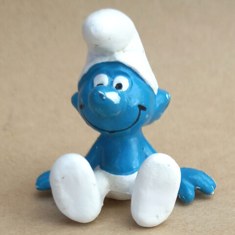 20026 Sitting Smurf (Hockschlumpf) #5