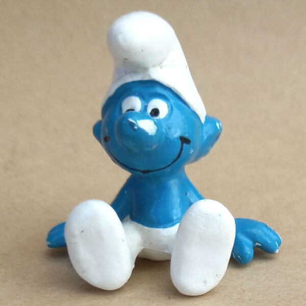 20026 Sitting Smurf (Hockschlumpf) #5