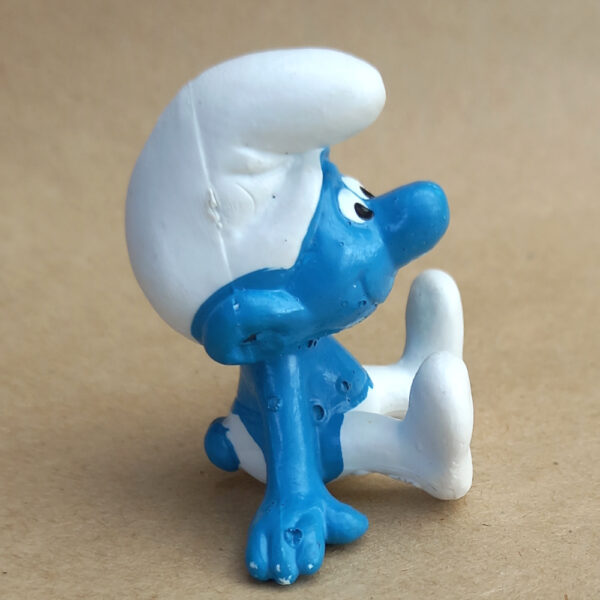 20026 Sitting Smurf (Hockschlumpf) #6 - Image 4
