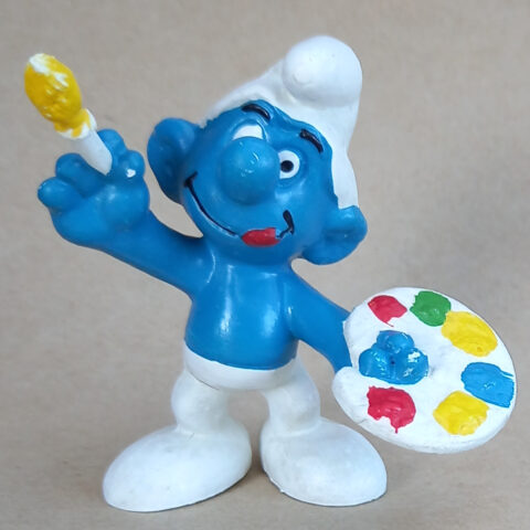 20045 Artist Smurf (Kunstmaler Schlumpf) #2