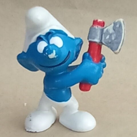 20087 Woodcutter Smurf (Holzhacker Schlumpf) #4