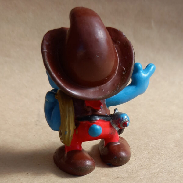 20122 Cowboy Smurf Rope Brown and Colt Silver (Cowboy Schlumpf) #8 - Image 3