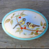 Vintage Porcelain Trinket Box Hand Painted - Image 2