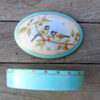 Vintage Porcelain Trinket Box Hand Painted - Image 5