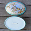 Vintage Porcelain Trinket Box Hand Painted - Image 6