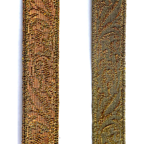 Vintage Gold Metallic Florentine Braid (RG-011) Sold by the Meter