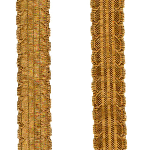Gold Metallic Florentine Braid (RG-012) sold by the meter