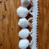Pom Pom Ribbon White (UB-019) Sold by the Meter