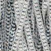 Vintage Upholstery Braid White/Blue (UB-022) sold by the meter - Image 2