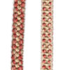 Vintage Upholstery Braid Maroon/Beige (UB-012) sold by the meter