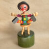 Vintage Clown Thumb Push Collapsing Puppet