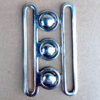 1960s Wide Clasp Belt Buckle Metal (BB-012)