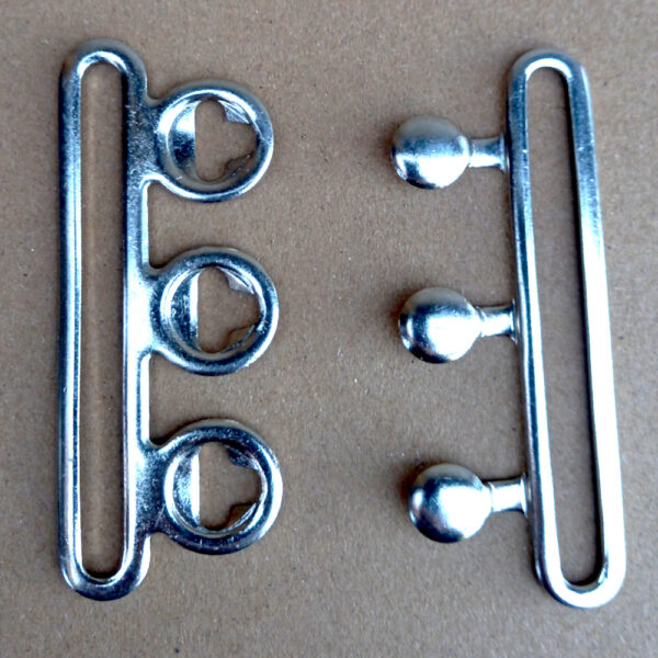 1960s Wide Clasp Belt Buckle Metal (BB-012) - Image 3