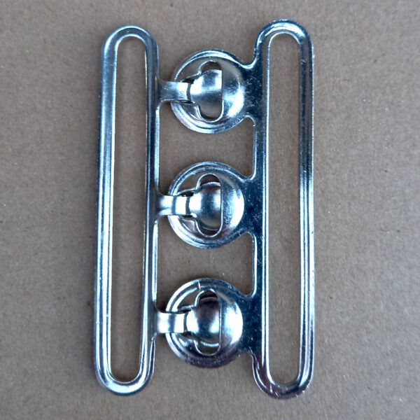 1960s Wide Clasp Belt Buckle Metal (BB-012) - Image 2