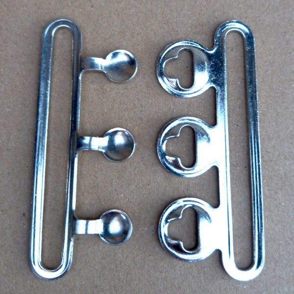 1960s Wide Clasp Belt Buckle Metal (BB-012) - Image 4