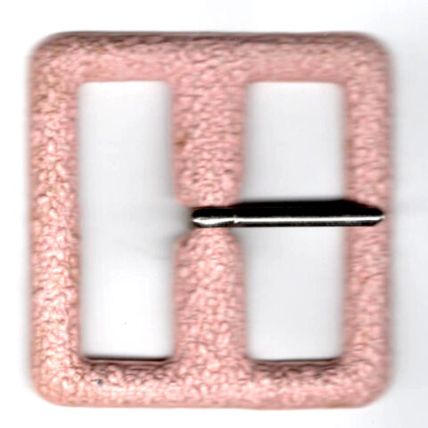 1960s Large Plastic Belt Buckle Pink (BB-014)