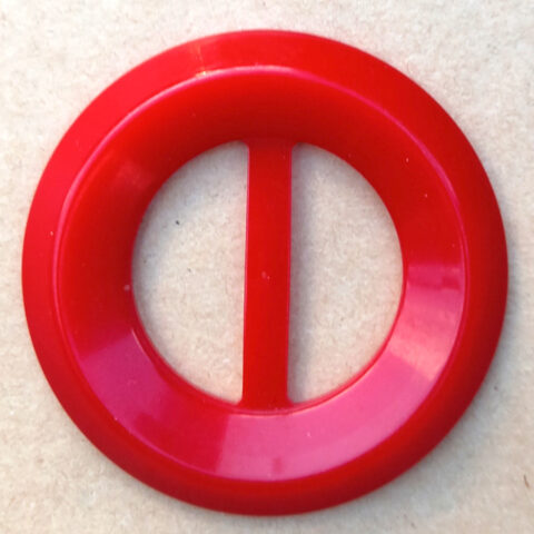 Vintage Round Red Belt Slider (BB-024)