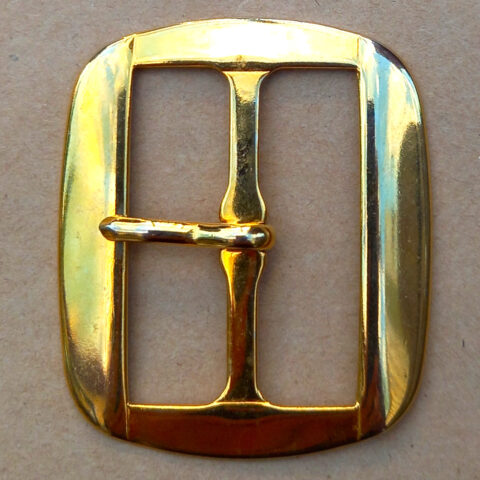 Vintage Metallic Gold Belt Buckle (BB-028)