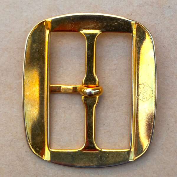 Vintage Metallic Gold Belt Buckle (BB-028) - Image 2