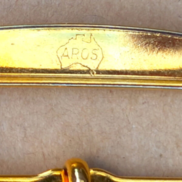 Vintage Metallic Gold Belt Buckle (BB-028) - Image 3