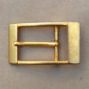 Vintage Square Gold Belt Buckle (BB-031)