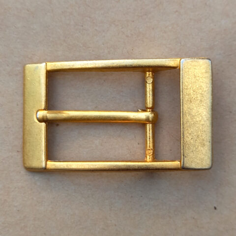 Vintage Square Gold Belt Buckle (BB-031)