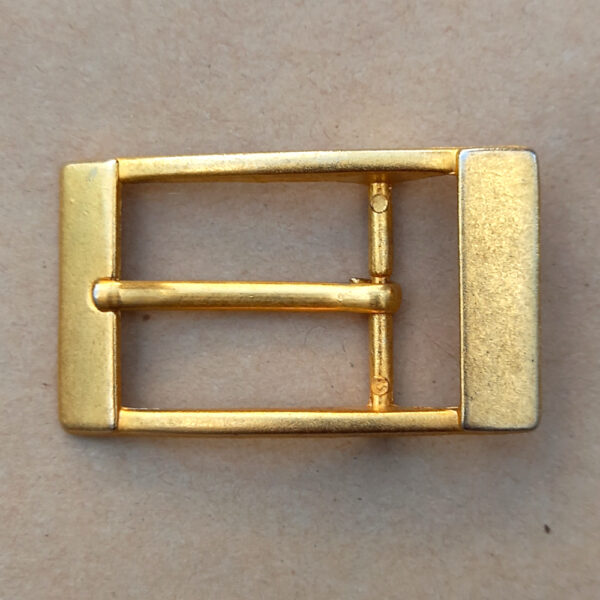 Vintage Square Gold Belt Buckle (BB-031)