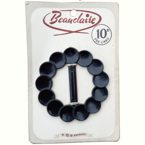 Vintage Beauclaire Belt Slider Black (BB-035) (Original Packaging)