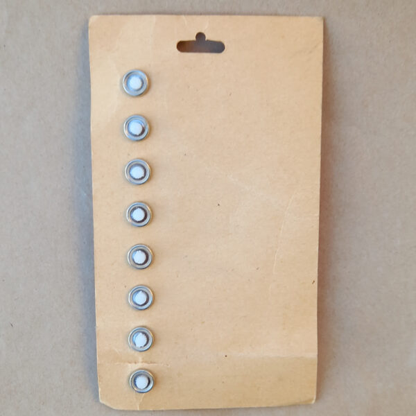 11mm Korbond Self Cover Buttons x8 Size 18 (BUT-004) Original Packaging - Image 2