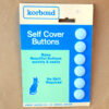 16mm Korbond Self Cover Buttons x6 Size 26 (BUT-008) Original Packaging
