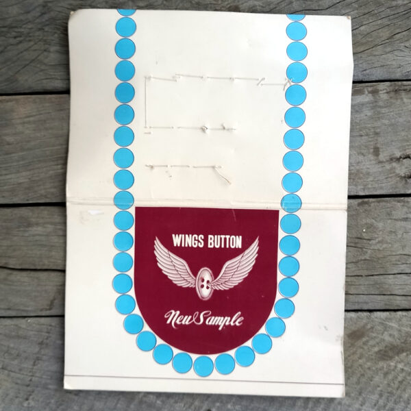 1975 Wings Button Salesman Sample Card (BUT-011) - Image 2
