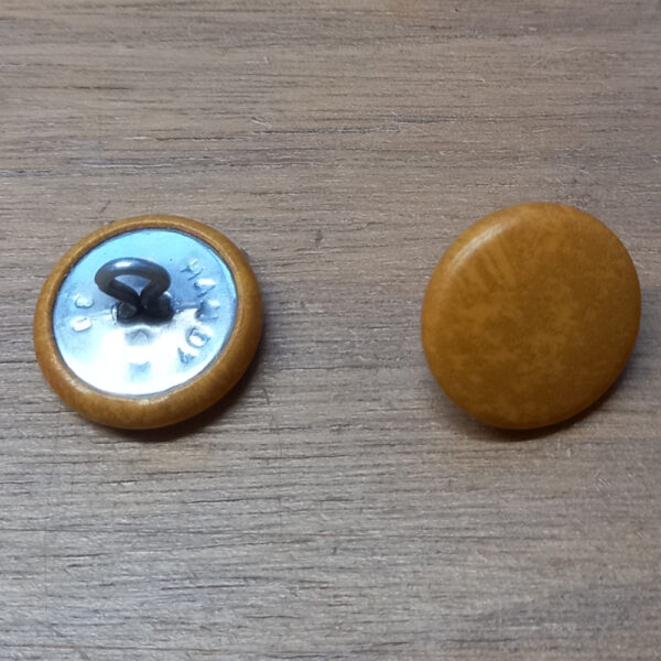 20mm Camel Brown Genuine Leather Buttons (BUT-016) - Image 5