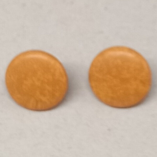 20mm Camel Brown Genuine Leather Buttons (BUT-016) - Image 3