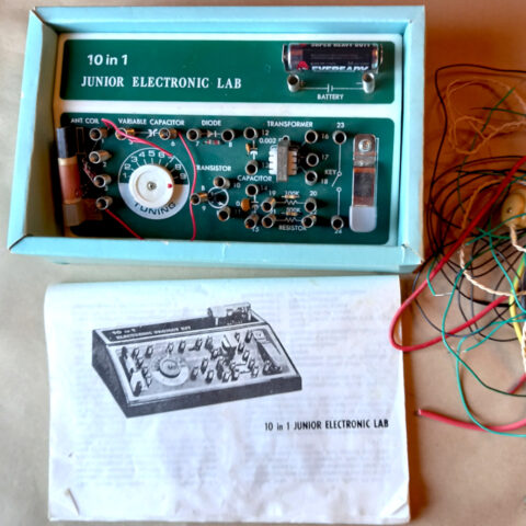 1970s Vintage 10 in 1 Junior Electronic Lab