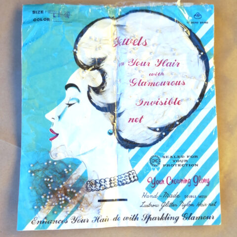 Vintage Nylon Hair Net Snood x2 (HAIR-01) in original packet