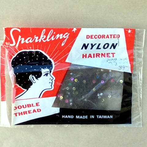 1960s Vintage Nylon Hair Net Snood x2 (HAIR-05) in original packet