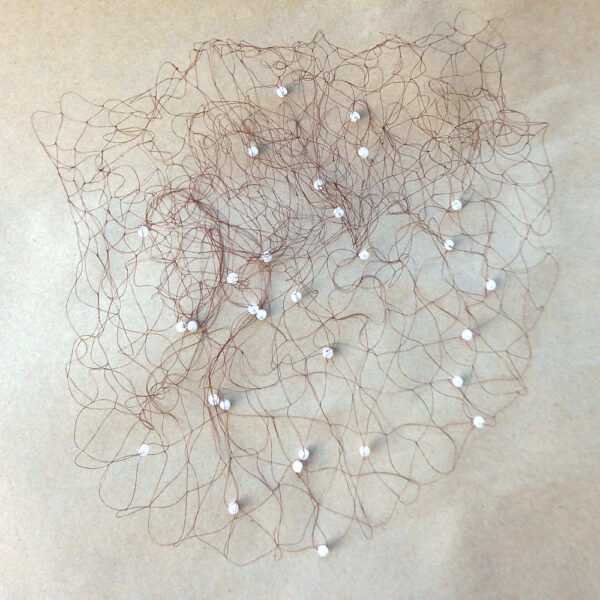 1960s Vintage Nylon Hair Net Snood x2 (HAIR-05) in original packet - Image 3