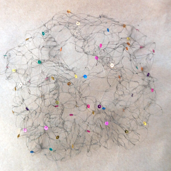 1960s Vintage Nylon Hair Net Snood x2 (HAIR-05) in original packet - Image 4