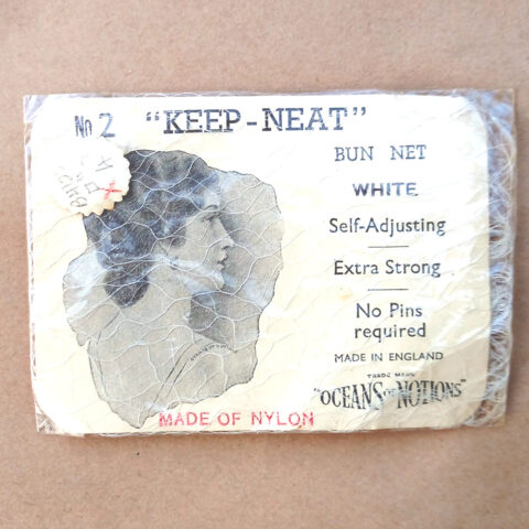 1930s Bun Net “Keep-Neat” from Oceans-of-Notions (HAIR-09) in original packet