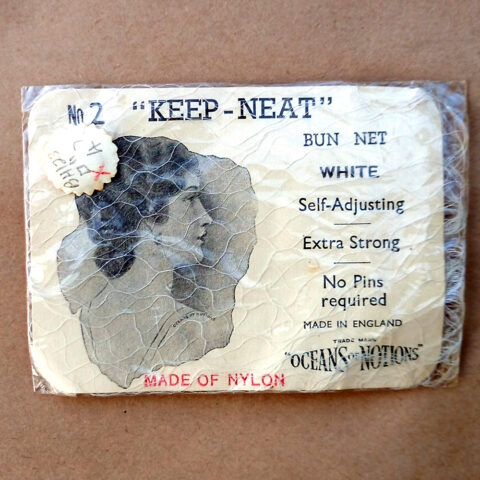 1930s Bun Net “Keep-Neat” from Oceans-of-Notions (HAIR-10) in original packet