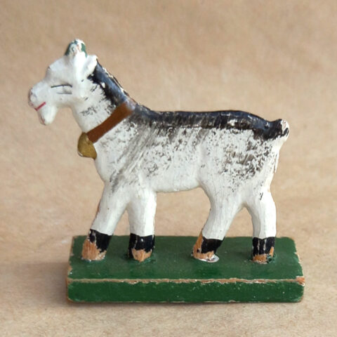 Goat Black/White (TY-008) 1950s Rossweiner Flachfigur