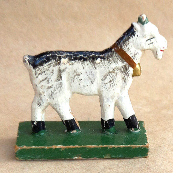 Goat Black/White (TY-008) 1950s Rossweiner Flachfigur - Image 2