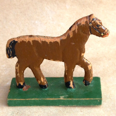 Horse (TY-009) 1950s Rossweiner Flachfigur