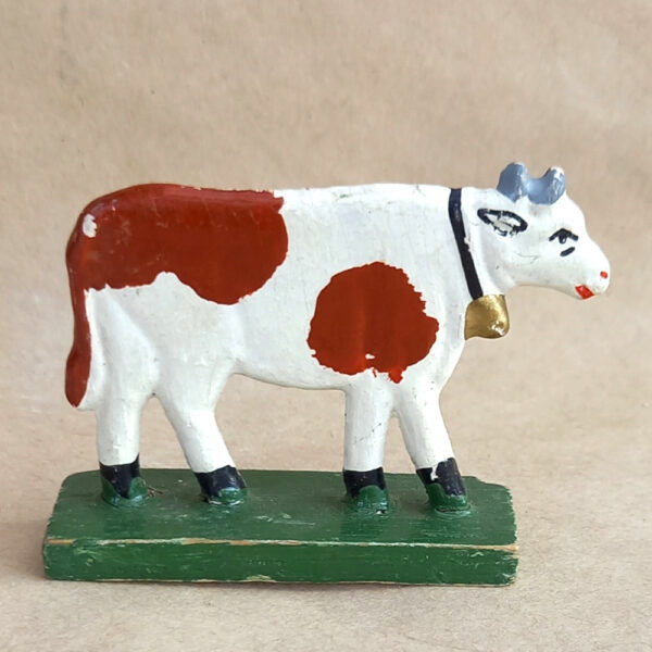 Cow Brown/White (TY-010) 1950s Rossweiner Flachfigur - Image 2