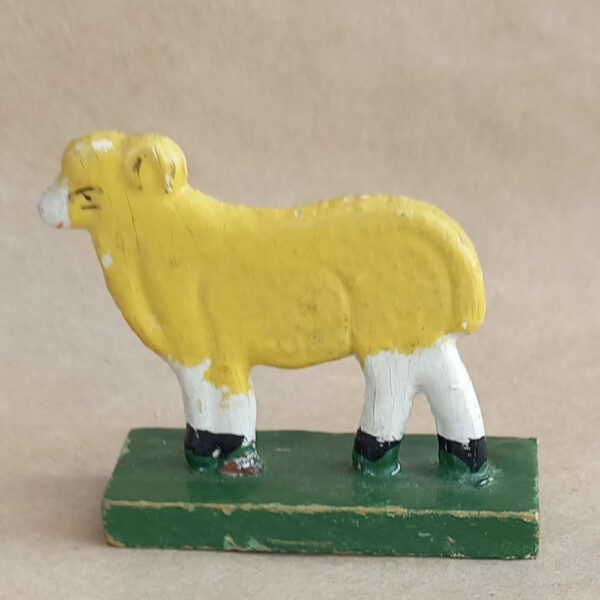 Sheep Yellow (TY-011) 1950s Rossweiner Flachfigur - Image 2
